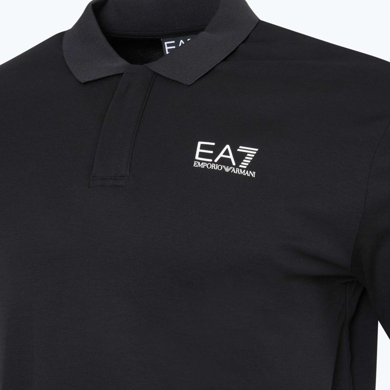 Férfi póló EA7 Emporio Armani Train 7 Lines Polo black 1200 3