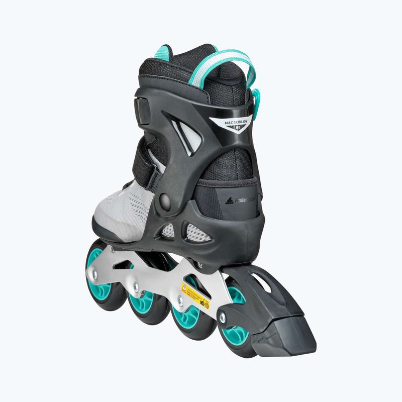Női görkorcsolya Macroblade 80 W szürke/teal kék 5