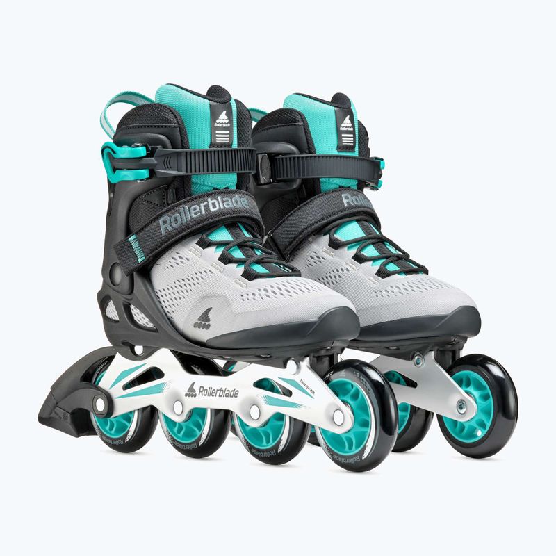 Női görkorcsolya Macroblade 80 W szürke/teal kék 7