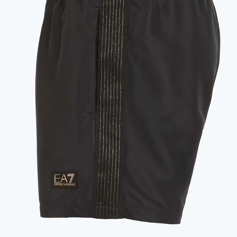 Férfi EA7 Emporio Armani Gold Label Boxer úszónadrág fekete 3