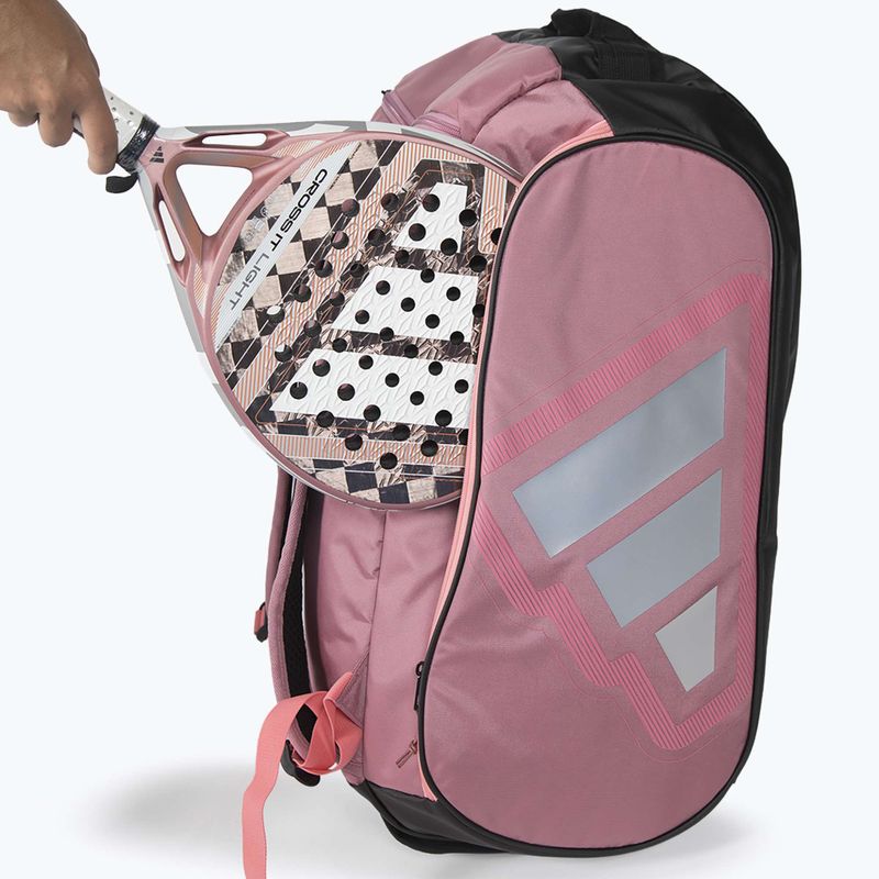 adidas Pro Tour Racket Bag padel táska 2026 70 l pink/black 6
