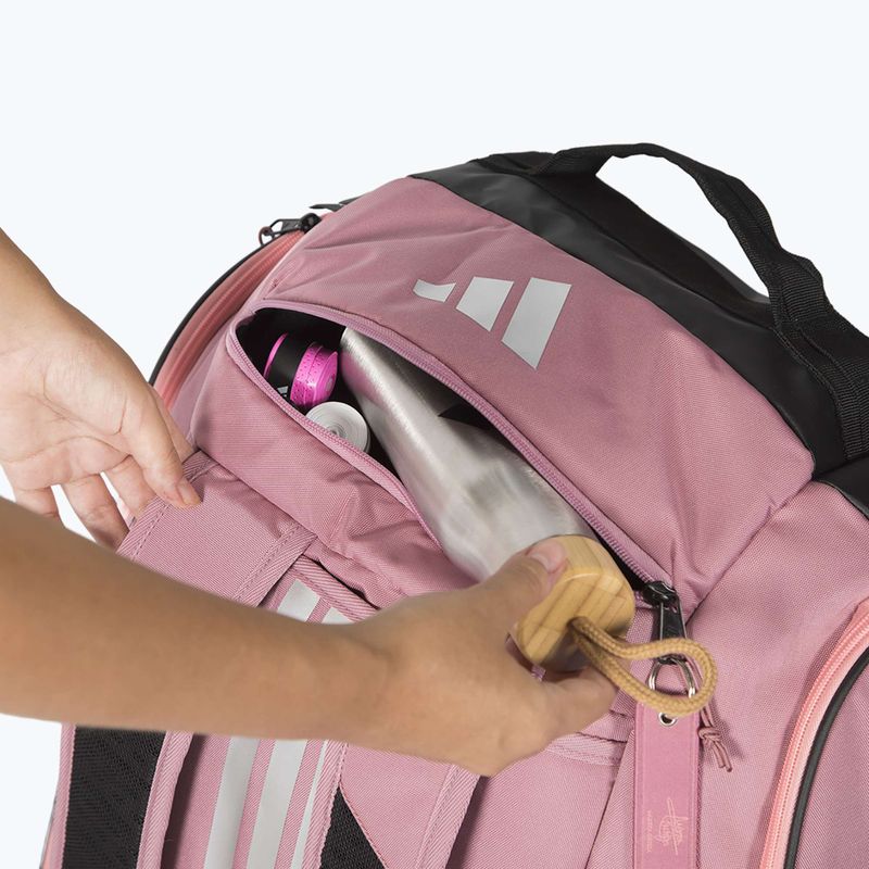 adidas Pro Tour Racket Bag padel táska 2026 70 l pink/black 9