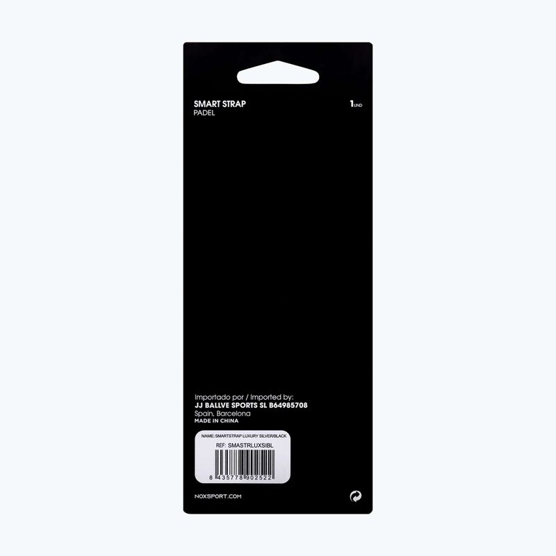 Csuklópánt NOX Luxury Smartstrap silver/black 2