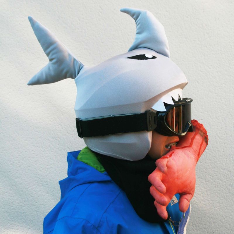 COOLCASC Shark sisakvédő kék 17 8