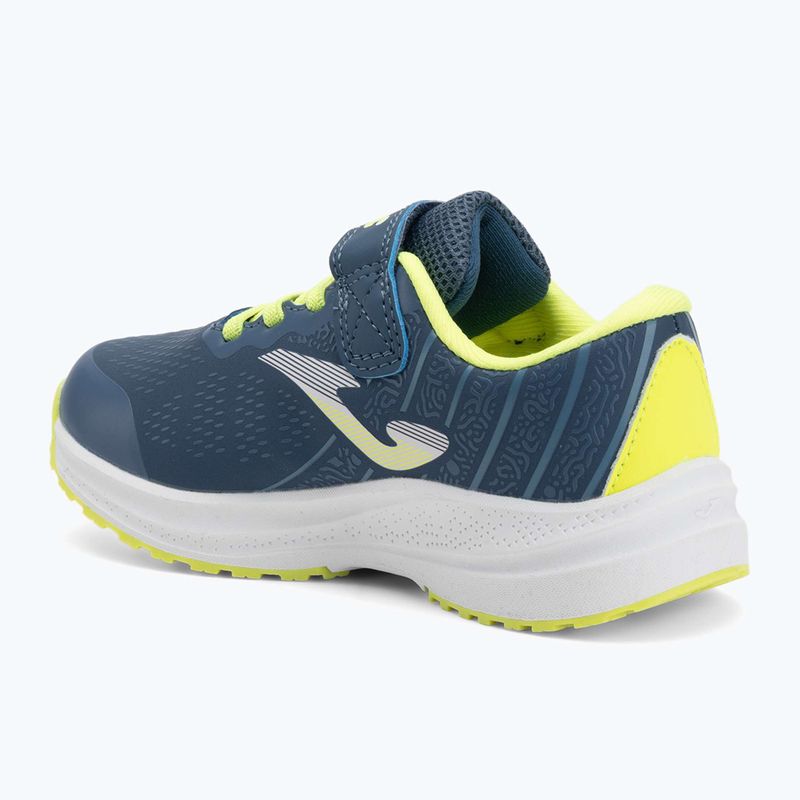 Joma Victory Jr gyermek futócipő tengerészkék / sárga 3