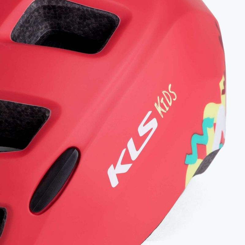 Kellys gyermek kerékpáros sisak piros ZIGZAG 022 8