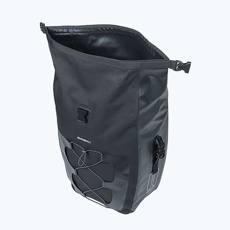 Kerékpáros táska Basil Navigator Waterproof Single Bag MIK Hooks 25-31 l black 4