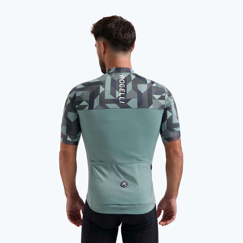 Férfi kerékpáros póló Rogelli Essential Graphic grey 2
