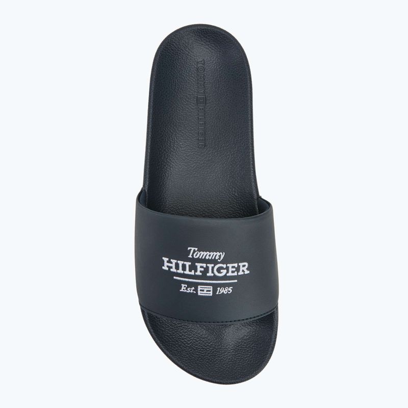 Férfi papucs Tommy Hilfiger Embroid 85 Pool Slide desert sky 5