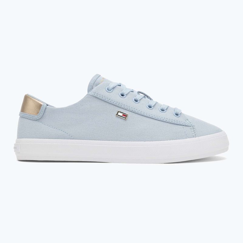 Tommy Hilfiger női edzőcipő Vulc Canvas Lace Up szellős kék 2