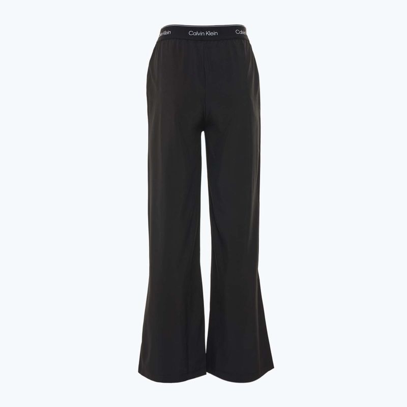 Női nadrág Calvin Klein Wide Leg fekete 2