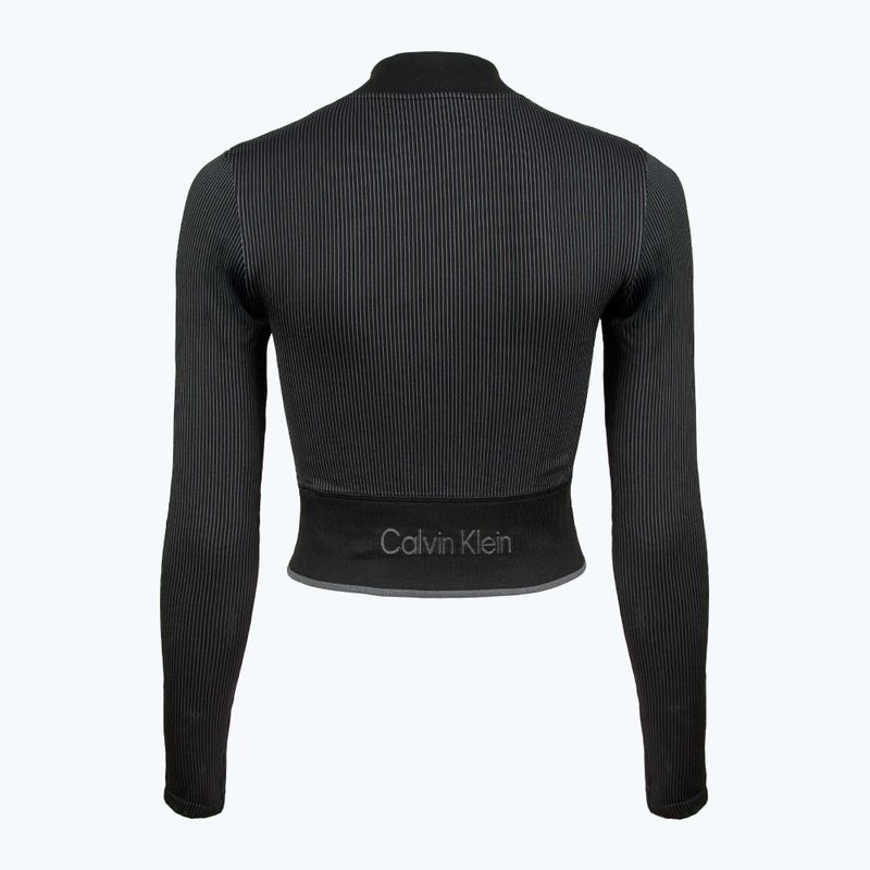 Női Calvin Klein pulóver 00GWS4J406 Varrás nélküli fekete 2