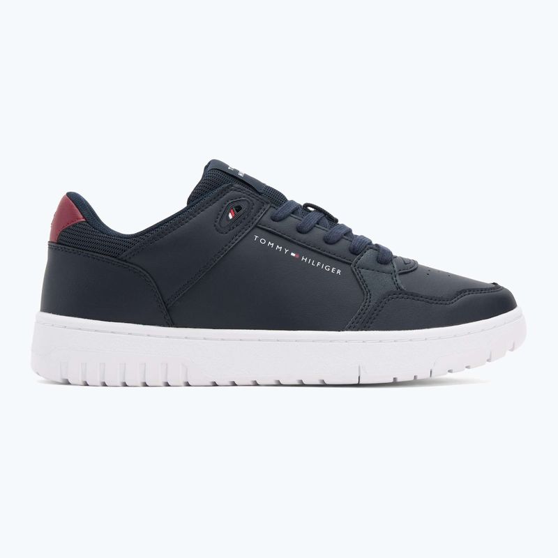 Férfi Tommy Hilfiger Basket Core Core Lite Lth Mix sivatagi égbolt cipő 2