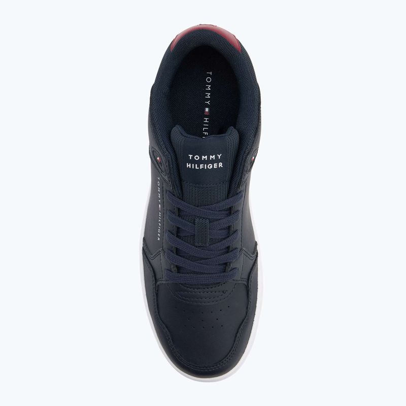 Férfi Tommy Hilfiger Basket Core Core Lite Lth Mix sivatagi égbolt cipő 5