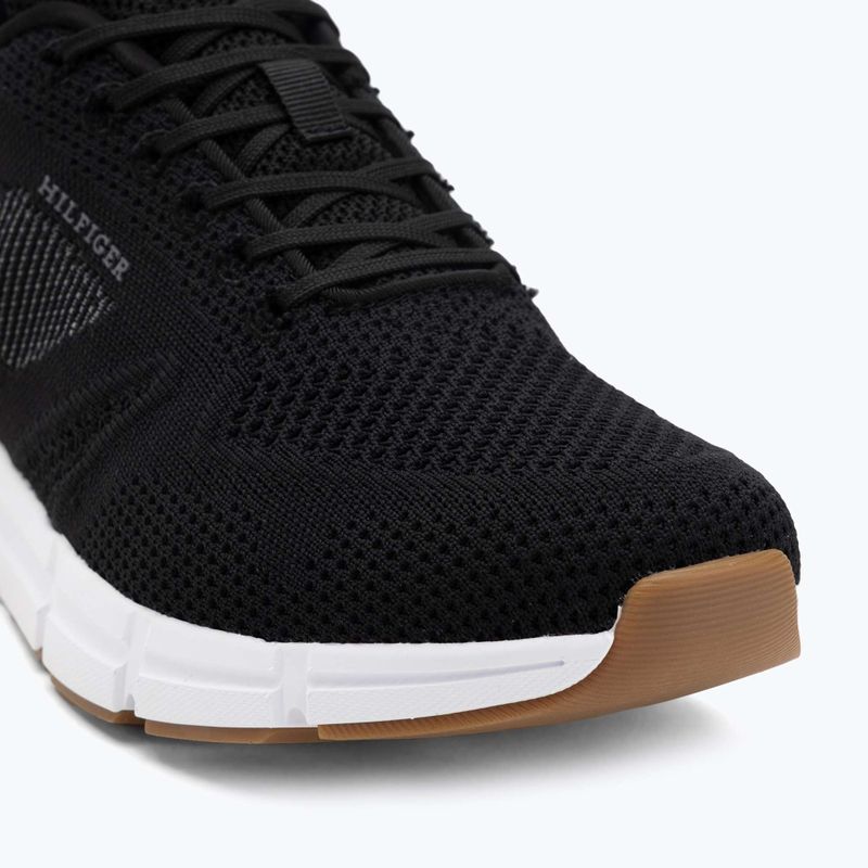 Férfi Tommy Hilfiger Comfort Run Knit fekete cipő 7