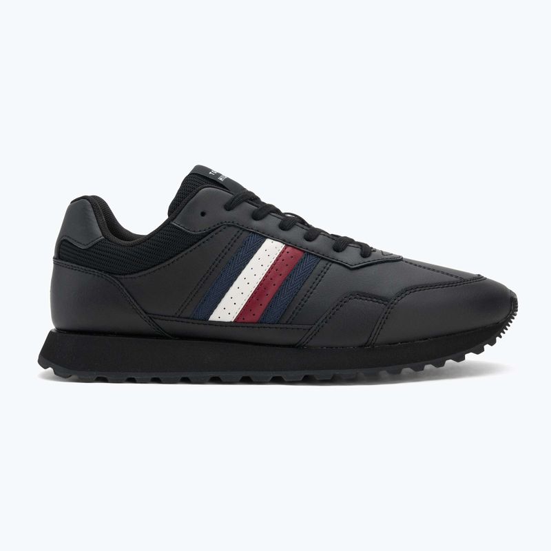 Férfi cipő Tommy Hilfiger New Runner Eva Lth Stripes fekete 2