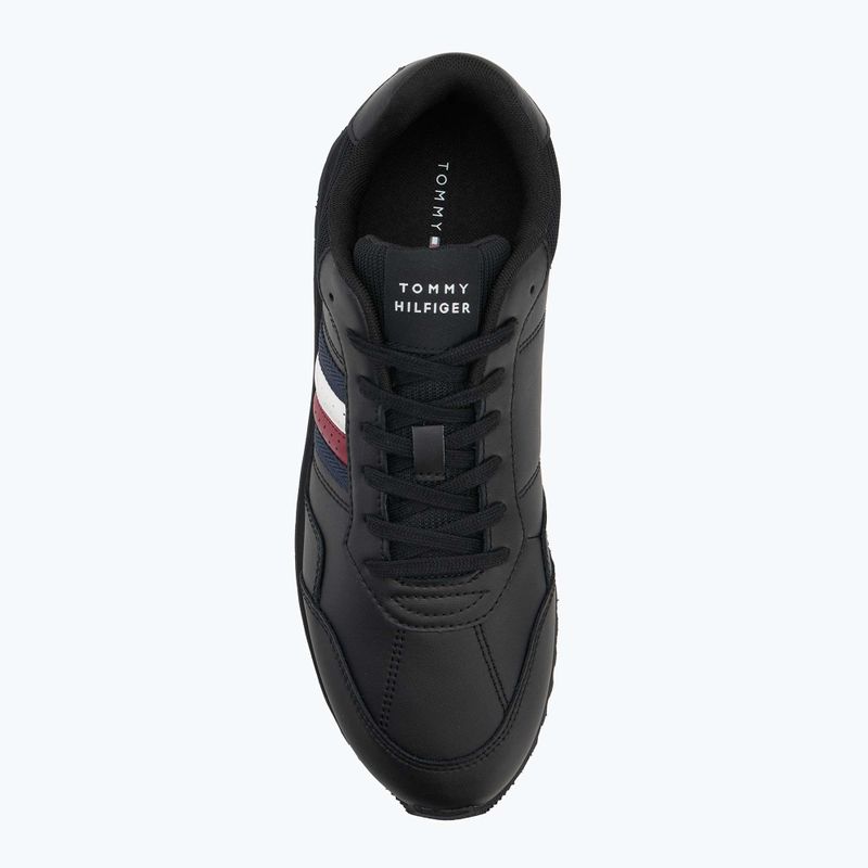 Férfi cipő Tommy Hilfiger New Runner Eva Lth Stripes fekete 5