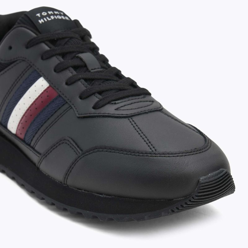Férfi cipő Tommy Hilfiger New Runner Eva Lth Stripes fekete 7