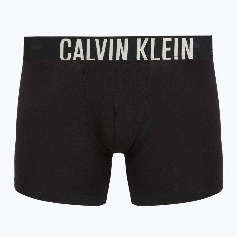 Boxeralsó Calvin Klein 000NB3609A Boxer Brief 3 pairs black w/oatmeal logo/black w/age 2