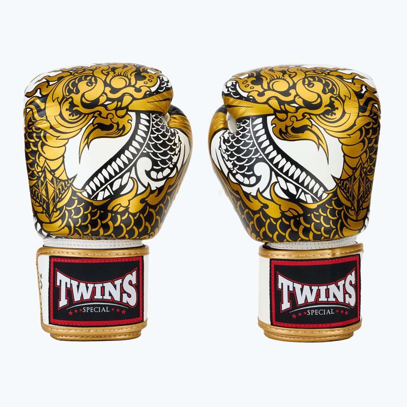 Boxkesztyű Twins Special Fancy FBGVL3-52 white/gold 2