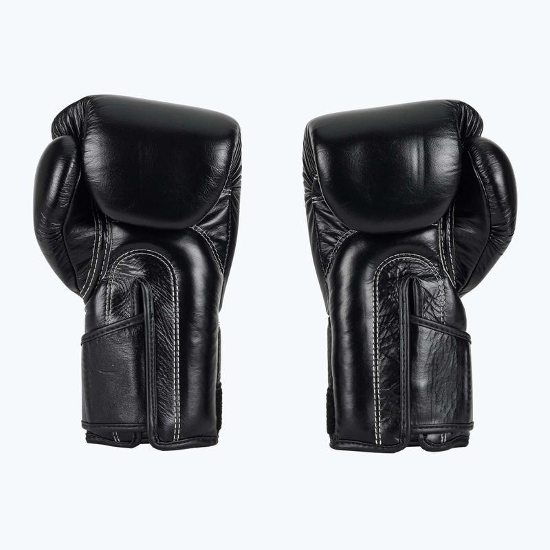 Fairtex stílusos szögletes sparring boxkesztyű - Locked Thumb fekete 3
