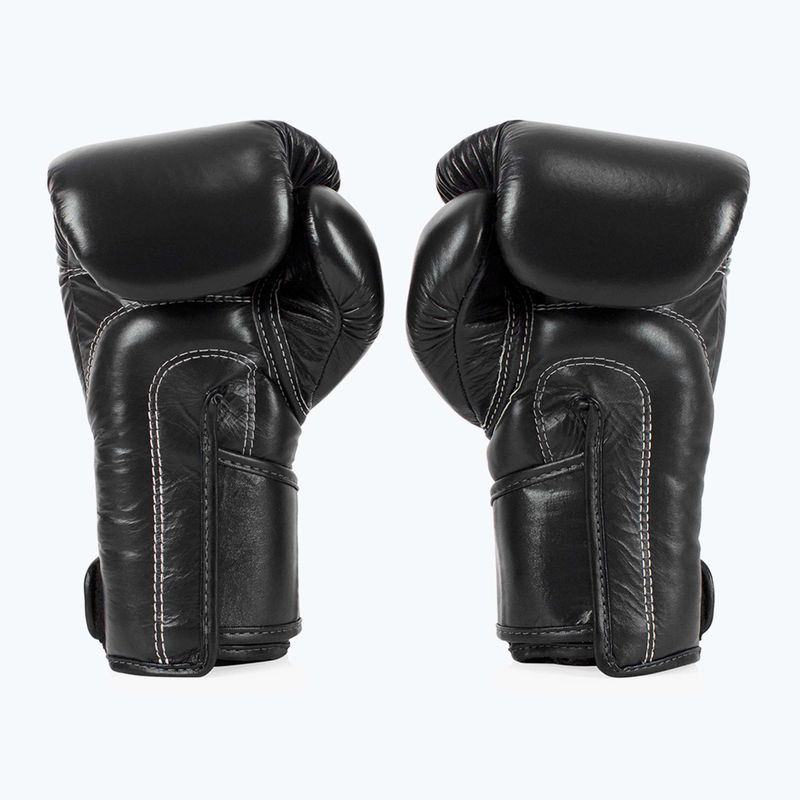 Fairtex stílusos szögletes sparring boxkesztyű - Locked Thumb fekete 9