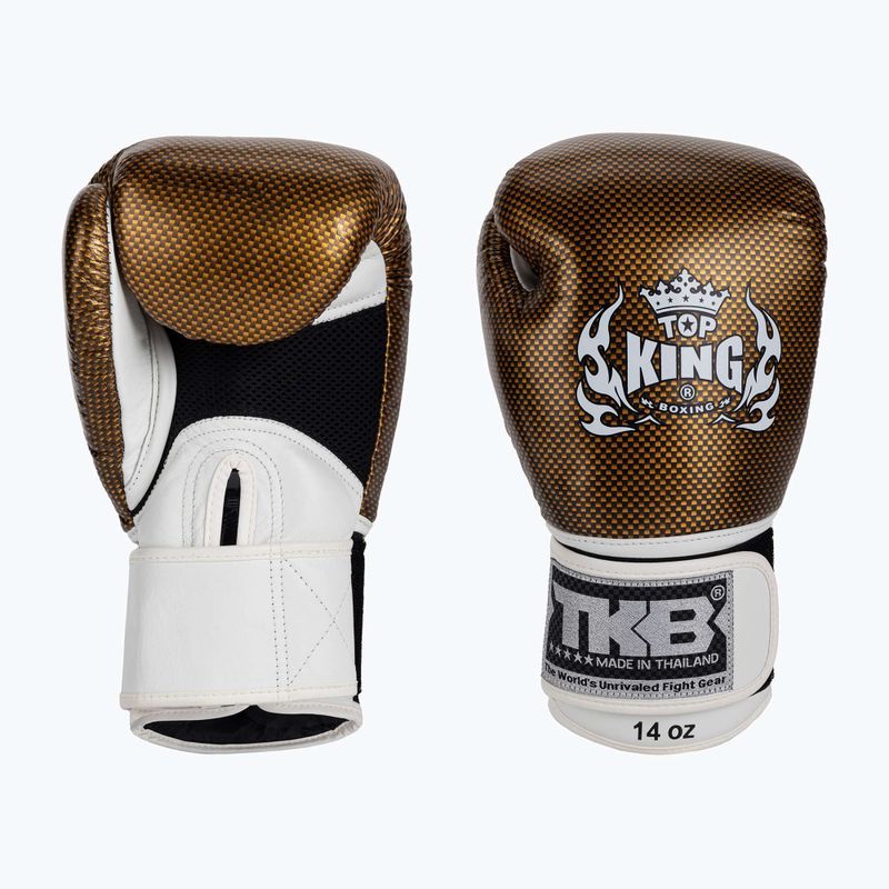 Top King Muay Thai Empower ökölvívókesztyű fehér TKBGEM-02A-WH