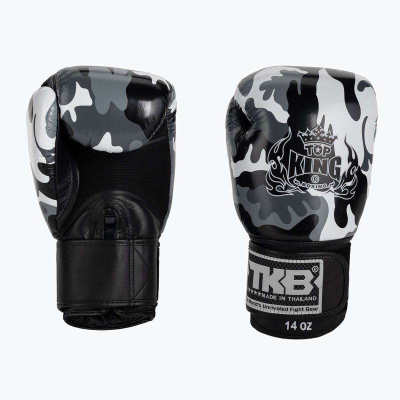 Top King Muay Thai Empower ökölvívókesztyű szürke TKBGEM-03A-GY