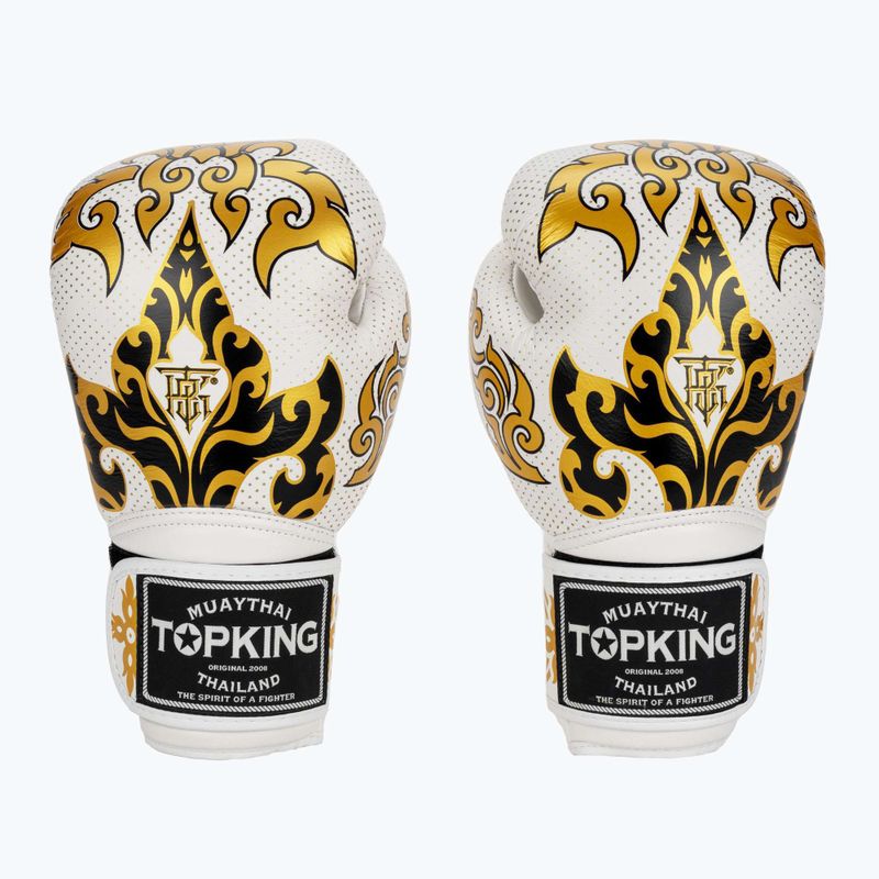Top King Boxkesztyű Kanok fehér 2