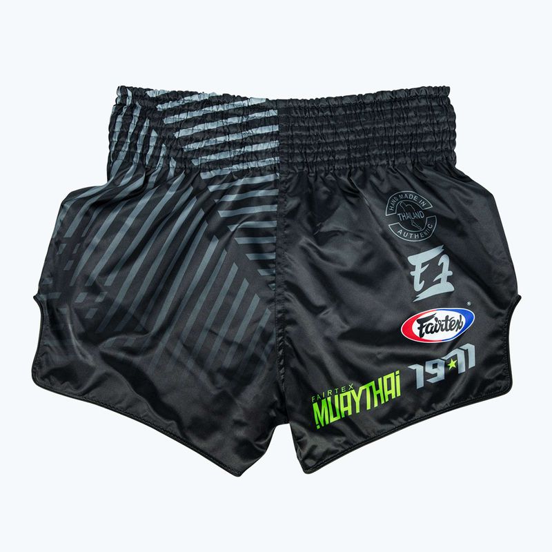 Fairtex Muay Thai edzőnadrág BS1924 'Racer' fekete 2
