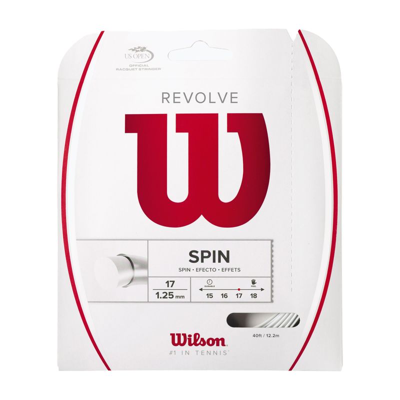 Wilson Revolve 17 fehér WRZ946600+ Tenisz húr Wilson Revolve 17 fehér WRZ946600+