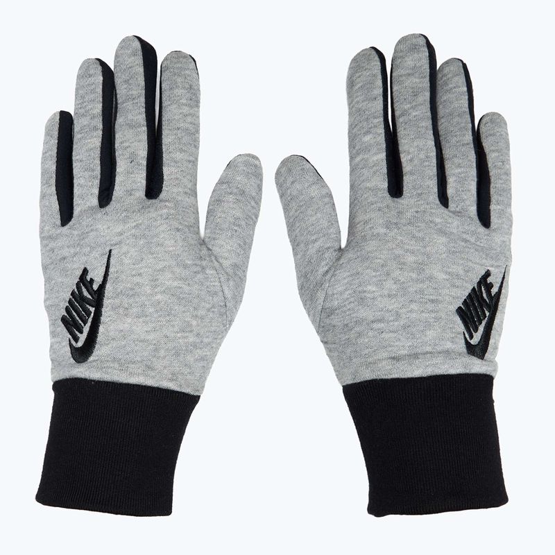 Női futókesztyű Nike Club Fleece grey heather/black/black 2