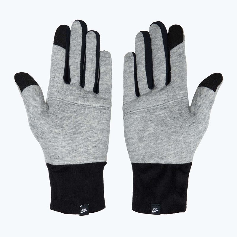 Női futókesztyű Nike Club Fleece grey heather/black/black 3