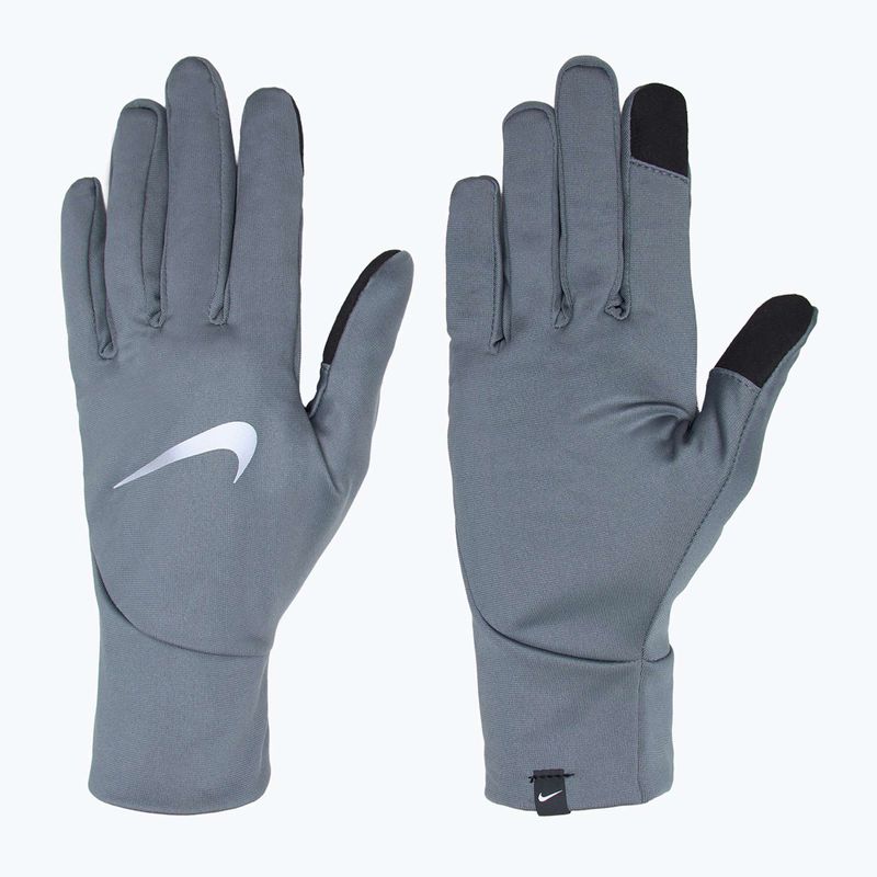 Férfi futókesztyű Nike Pacer Lightweight RG smoke grey/smoke grey/silver