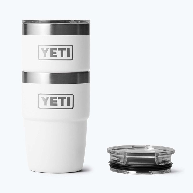 Termosz YETI Rambler Stackable 237 ml white 4