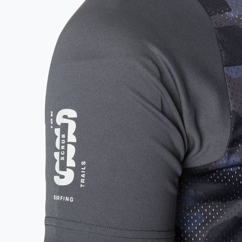 Férfi kerékpáros mez ION Scrub Ss szürke 47222-5010 4