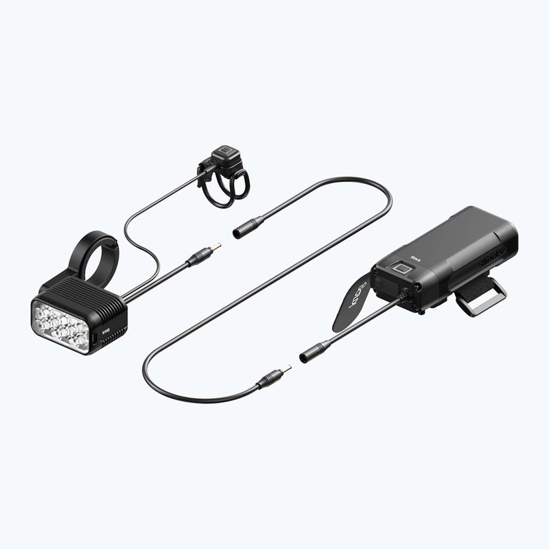 Knog Blinder X 1800 első kerékpárfény + 10000mAh akkumulátor fekete 2