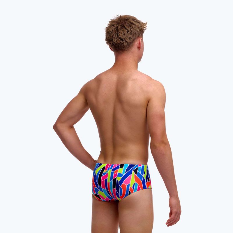Gyerek úszó boxeralsó Funky Trunks Sidewinder Trunks fault lines 5