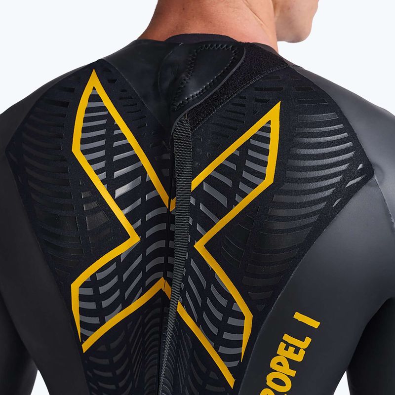 Férfi triatlon búvárruha 2XU Propel:1 fekete/ambition MW4991C 6