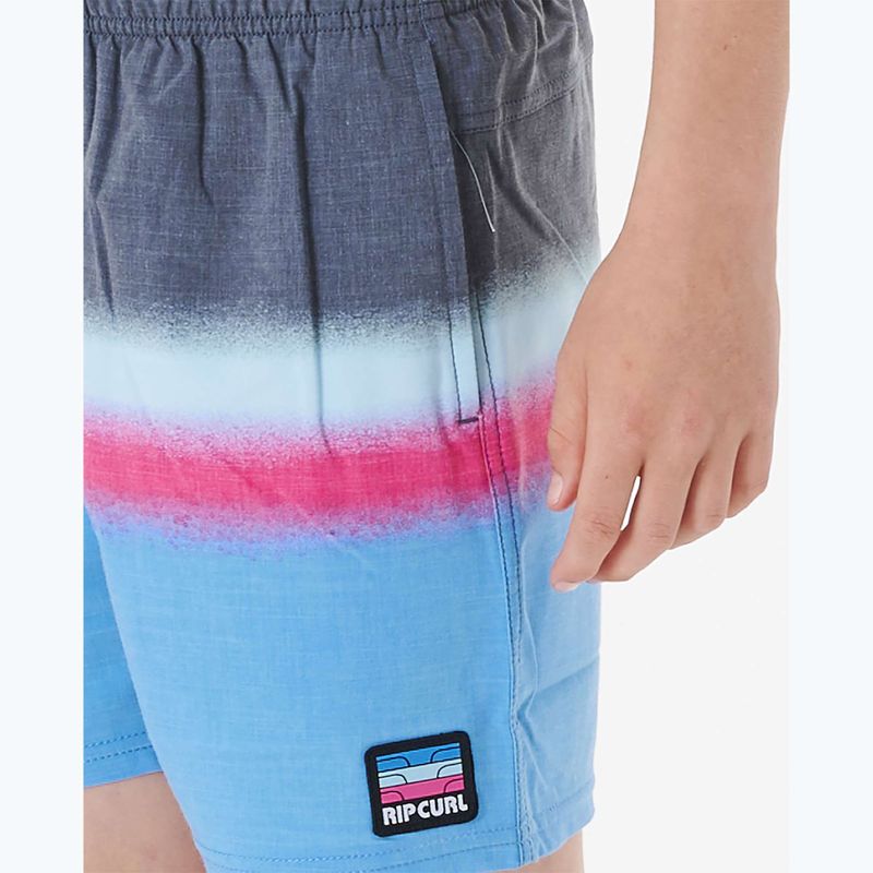Rip Curl Surf Revival Volley 90 gyermek rövidnadrág kék-szürke 027BBO 6