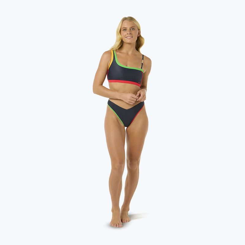 Rip Curl Gigi One Shoulder fürdőruha felső sötét farmer 3