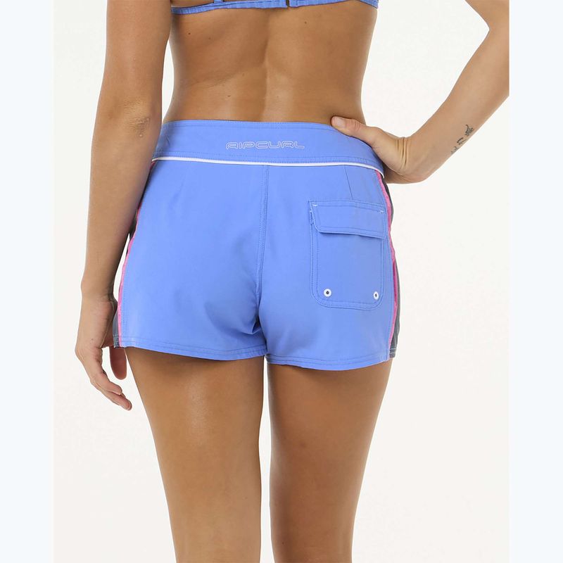 Női Rip Curl Las Dalias Performance 3" úszónadrág kék 10