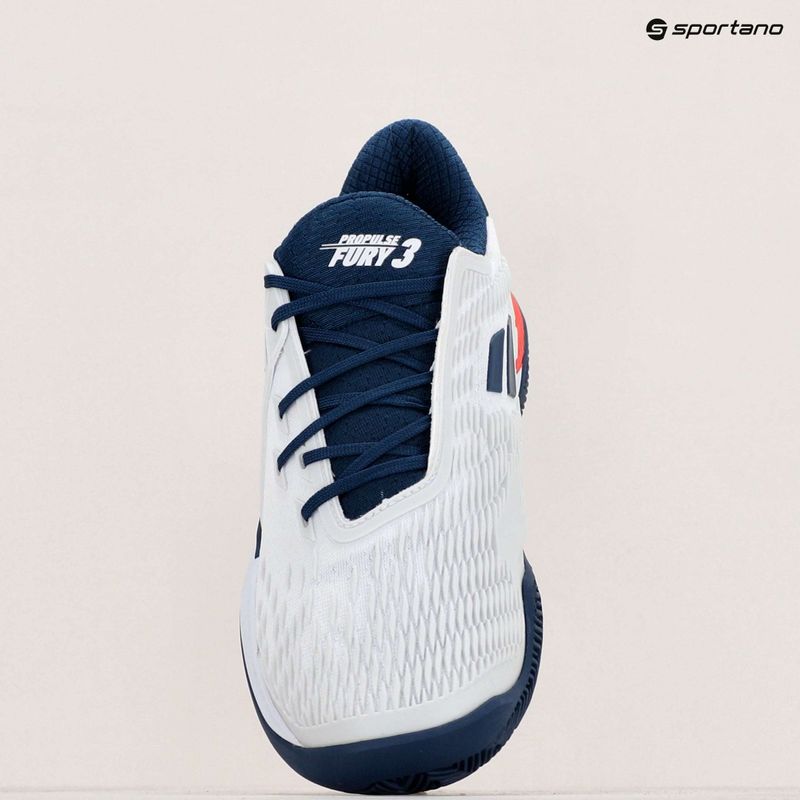 Férfi teniszcipő Babolat Propulse Fury 3 Clay white/estate blue 9