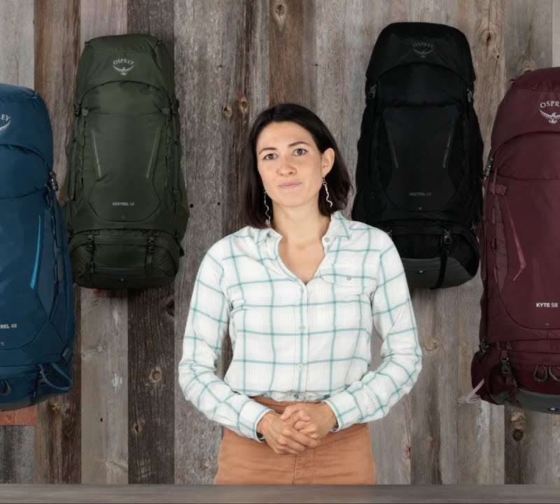 Férfi trekking hátizsák Osprey Kestrel 38 l fekete 10004767 8