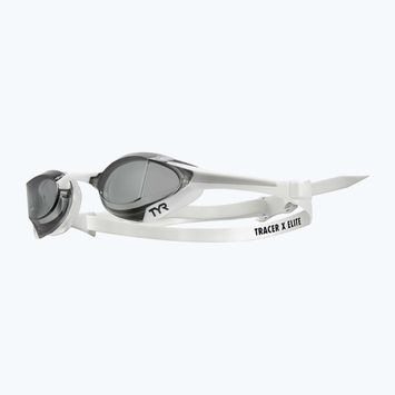 TYR Tracer-X Elite Racing füst/fehér úszószemüveg LGTRXEL_072