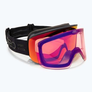 Síszemüveg Giro Axis black stacked/vivid ember/vivid infrared