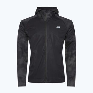Férfi futókabát New Balance Seasonal Premium Print black