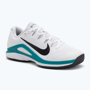 Férfi teniszcipő Nike Vapor 12 fehér / fekete / ragyogó smaragdzöld