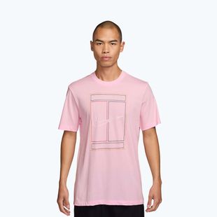 Férfi póló Nike Court Heritage pink foam