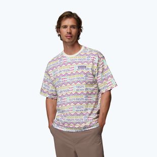 Férfi póló Columbia CSC Heavyweight Printed Tee sea salt/horizons